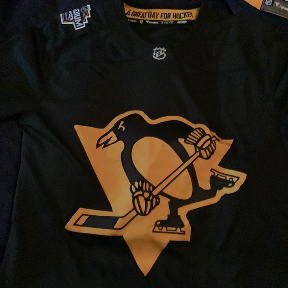 NHL SS 19 M PIT Blank Jrsy-M MD - Picture 1 of 5